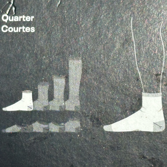 NEW Under Armour Youth 6 pk Ankle Training Athletic Socks (White)- shoe 13.5K-4Y - Picture 4 of 4